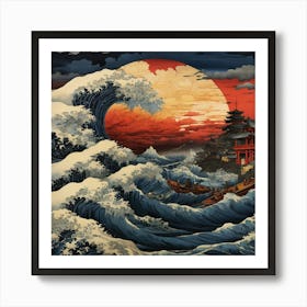 Great Wave Off Kanagawa Art Print