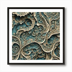 Abstract Fractal Art Art Print