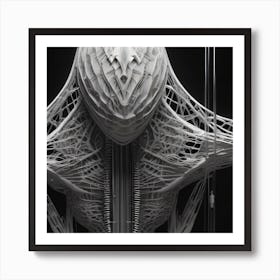 Wire Sculpture Art Print