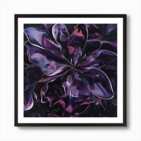 Purple Flower Art Print