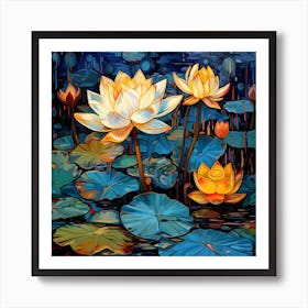 Water Lilies 2 Art Print