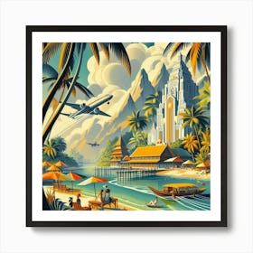 Thailand Art Print