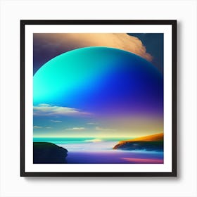 Sky Is Blue Art Print