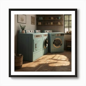 Default Default Vintage And Retro Laundry Aestethic 0 (2) Art Print