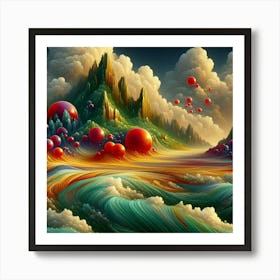 'Clouds In The Sky' Art Print