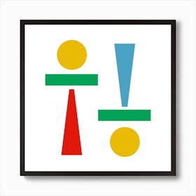 Two Figures Art Print