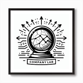 Company Lab Logo Art Print