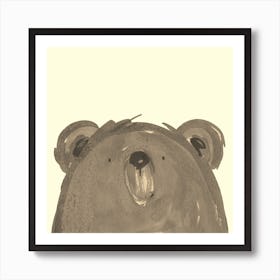 Bear Character 2 Art Print