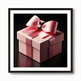 Pink Gift Box 7 Art Print