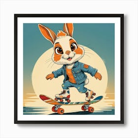 Leonardo Phoenix 10 A Retrostyle Illustration Of A Young Rabbi 3 Art Print