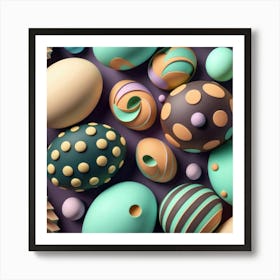 Easter Eggs 1 Art Print