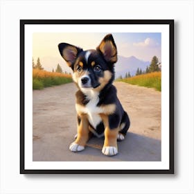 cute dog 3 Art Print