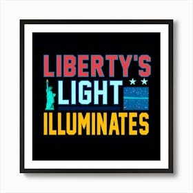Liberty'S Light Illuminates 2 Art Print