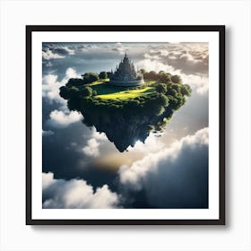 Castle In The Clouds 16 Art Print