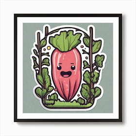 Radish 46 Art Print