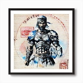 Spartan Warrior Art Print