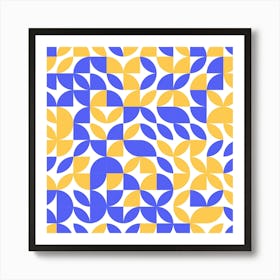 Abstract Geometric Pattern 11 Art Print