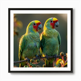 Parrots Art Print