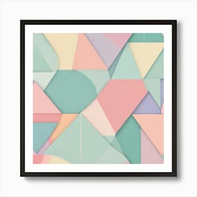 Abstract Geometric Pattern 49 Art Print