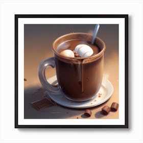 Choco Cafe  Art Print