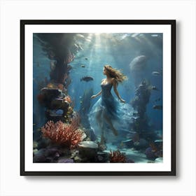 Under The Sea Art print Art Print