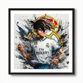 Real Madrid Anime fans canvas ❤️🖼️ Art Print