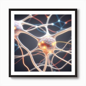 Neuron Stock Videos & Royalty-Free Footage 6 Art Print