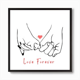 Love Forever Art Print