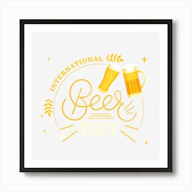 International Beer Day Art Print