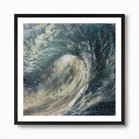 Wave Mosaic Art Print