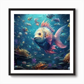 Underwater Fish Art Print