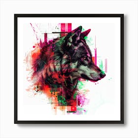 Wolf art Art Print