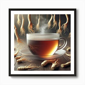 Ginseng Tea Art Print