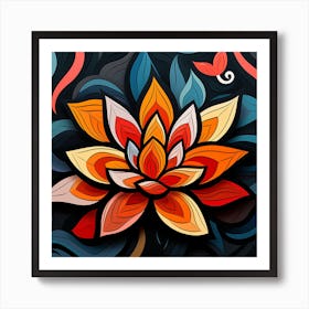 Lotus Flower 2 Art Print