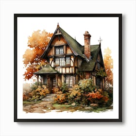 Tudor House Art Print