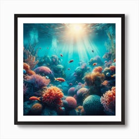 Coral Reef 1 Art Print