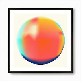 Colorful Sphere Art Print