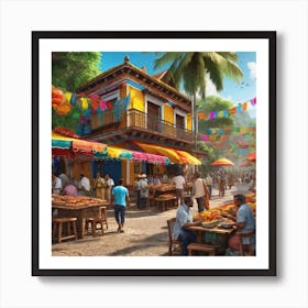 Hawaiian Village Art Print