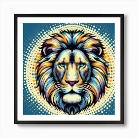 Lion Head 6 Art Print