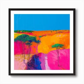 Abstract Travel Collection Maasai Mara National Reserve Kenya 3 Art Print