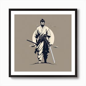 Samurai 5 Art Print