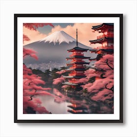 Mt Fuji Art Print