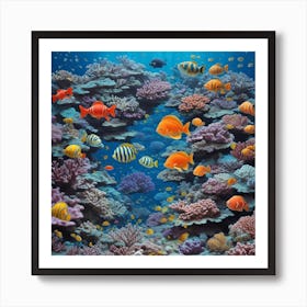 Coral Reef Art Print