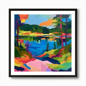 Abstract Travel Collection Canada 4 Art Print