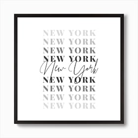 New York Fade Font Póster