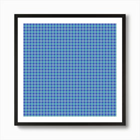 Blue Squares Art Print