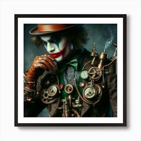 Joker Steampunk Art Print