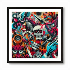 Graffiti Art 3 Art Print