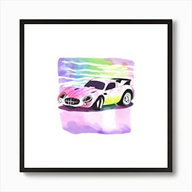 Racing car Art Print