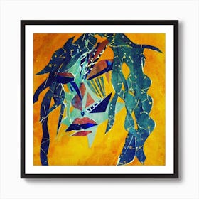 Tribe woman Art Print